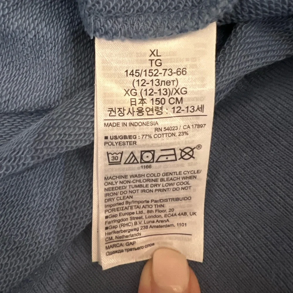 Gap Girls 2 different Hooded Sweatshirts Floral decal XL (12)